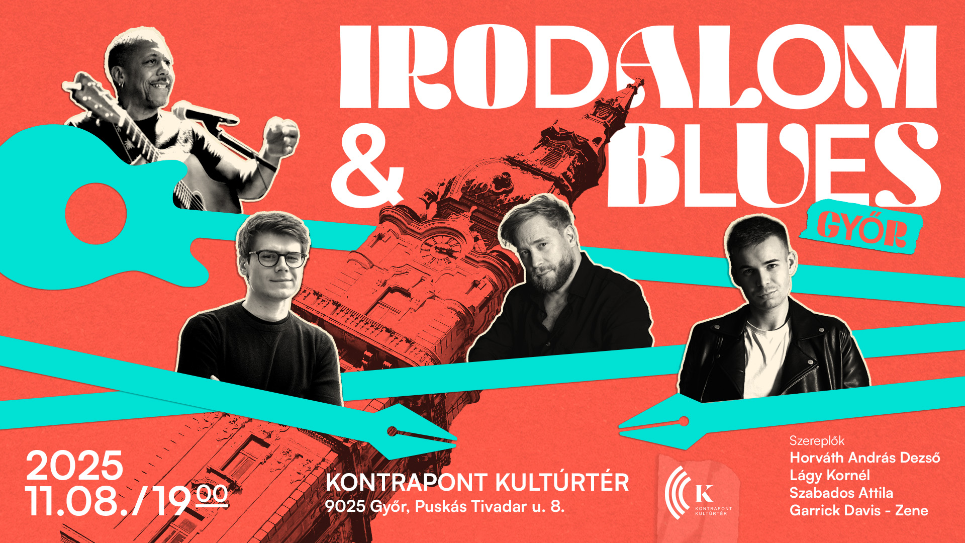 Irodalom & Blues Győrben